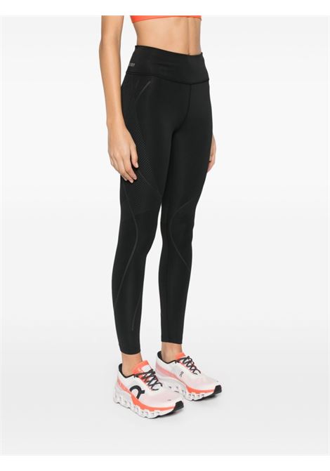 Leggings a righe in nero Adidas By Stella Mc Cartney - donna ADIDAS BY STELLA MC CARTNEY | IY5020BLK